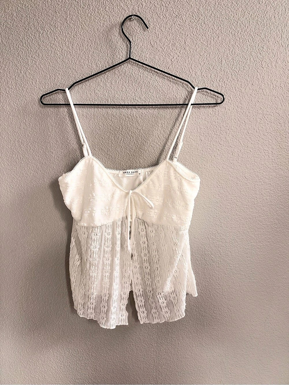 Lace Tank White NWOT